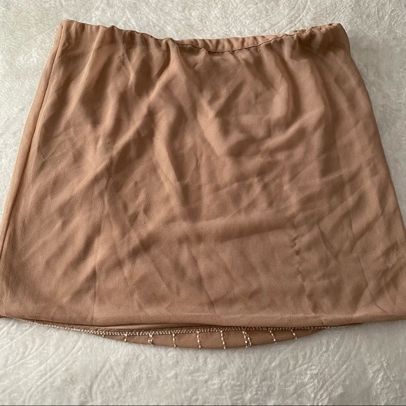 LC Blush Beaded Mini Skirt - Picture 9 of 11